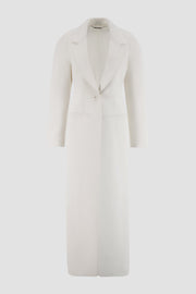 Bonded Crepe Hourglass Coat