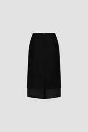 Bonded Crepe Pencil Skirt