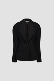 Bonded Crepe Hourglass Blazer