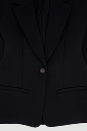 Bonded Crepe Hourglass Blazer