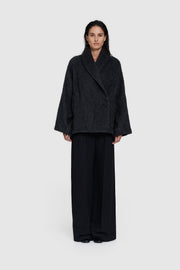 Mohair Cocoon Coat