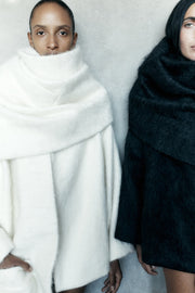Mohair Cocoon Coat