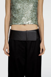 Wide Leather Belt