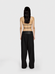 Silk Organza Halter Top